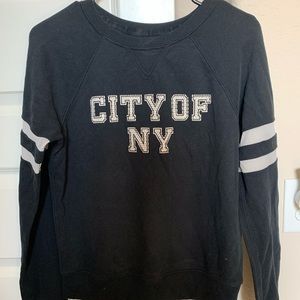 Black “City of NY” Sweatshirt